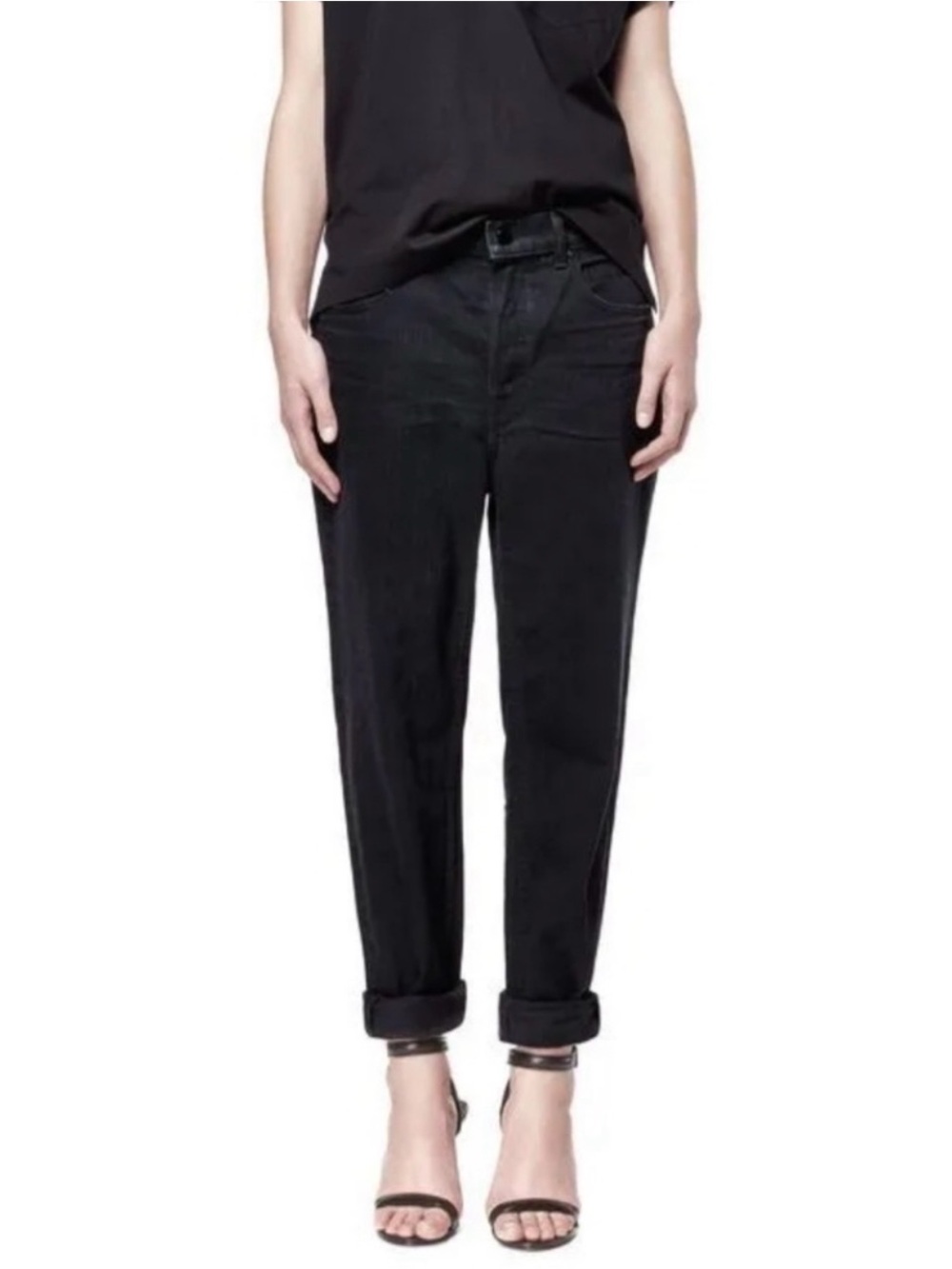 Denim x Alexander Wang 003 Boy Jean Black Fade 27 Relaxed Fit High-Rise Button